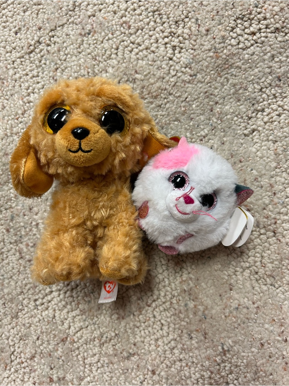Ty Plush Small Pets Bundle - Noodles & Muffin